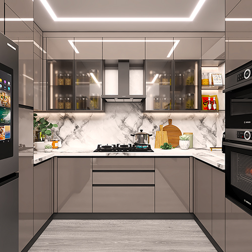 Modular Kitchen Price in Delhi | Interiors Studio