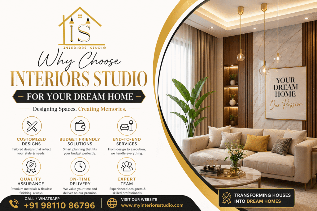 Why Choose Interiors Studio for Your Dream Home | Interiors Studio