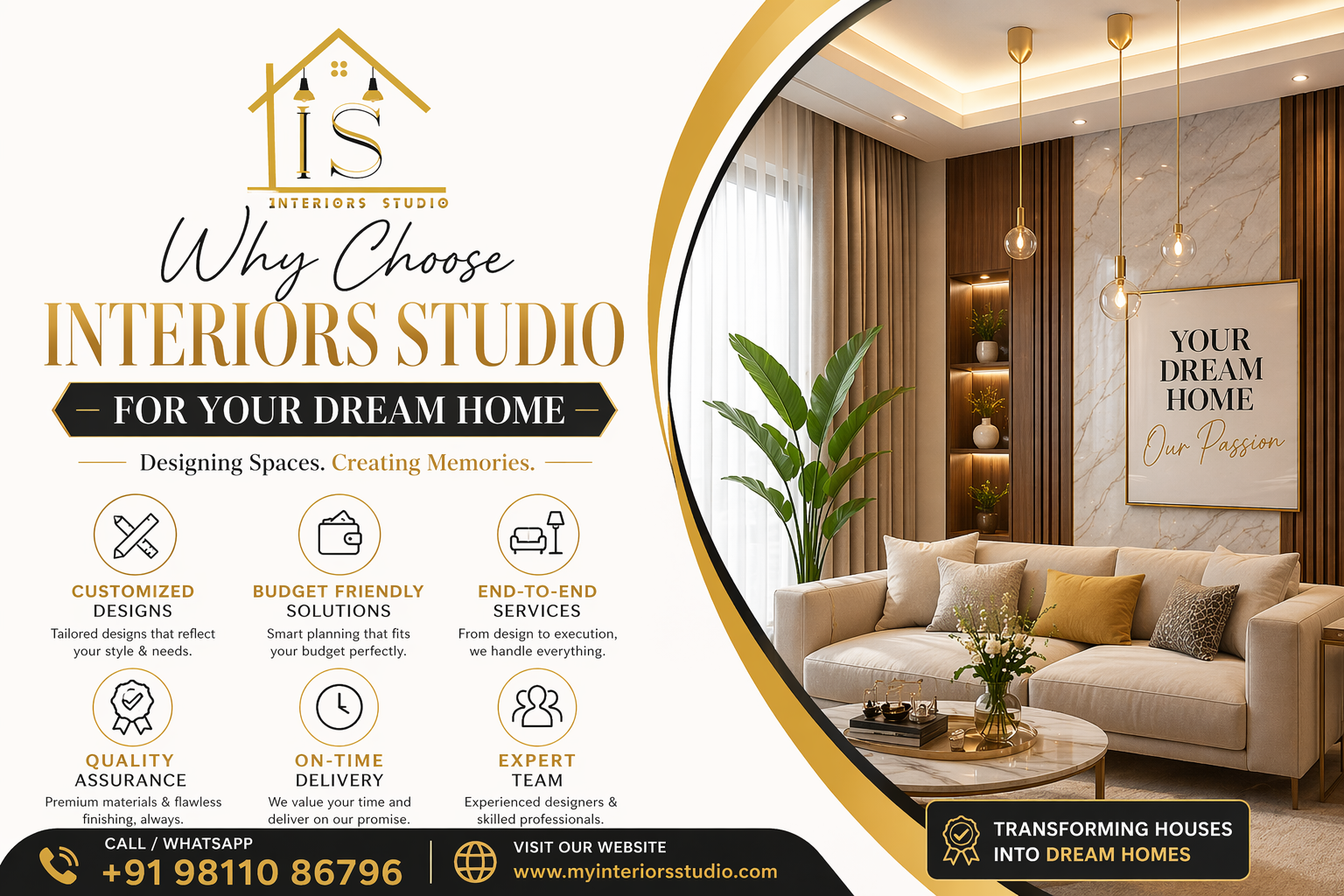 Why Choose Interiors Studio for Your Dream Home