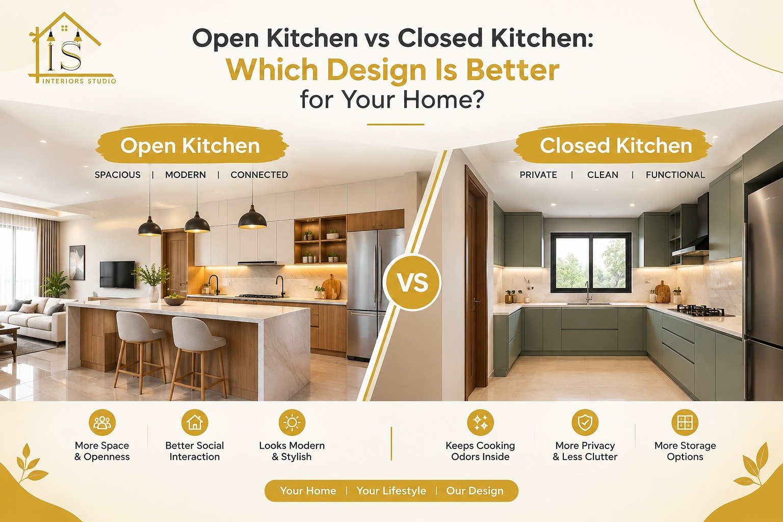Open Kitchen vs Closed Kitchen: Which Design Is Better?